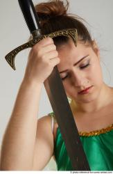 KATERINA STANDING POSE WITH SWORD